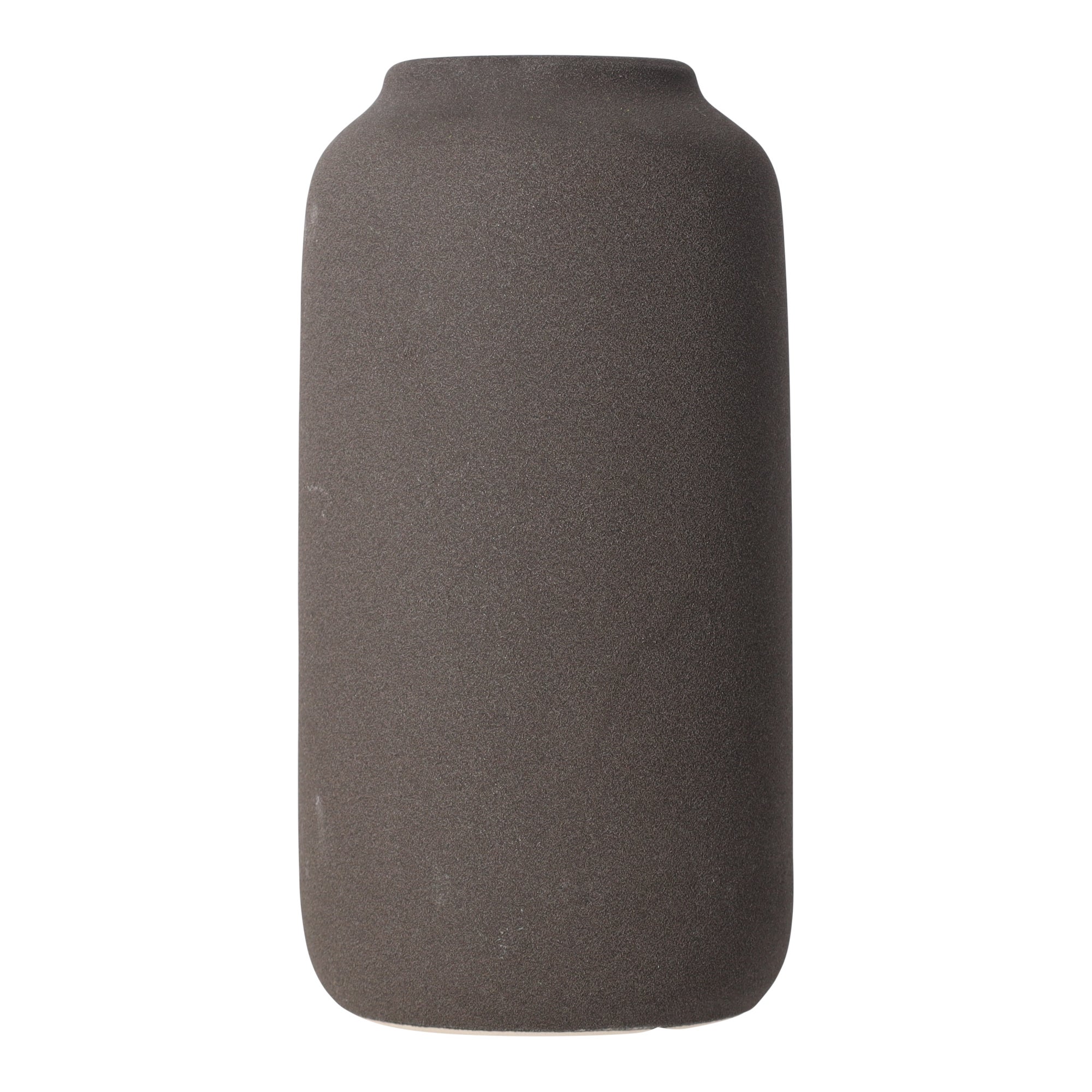 Vaas Cellier 12 x 23 cm donkergrijs Vaas Cellier 12 x 23 cm donkergrijs