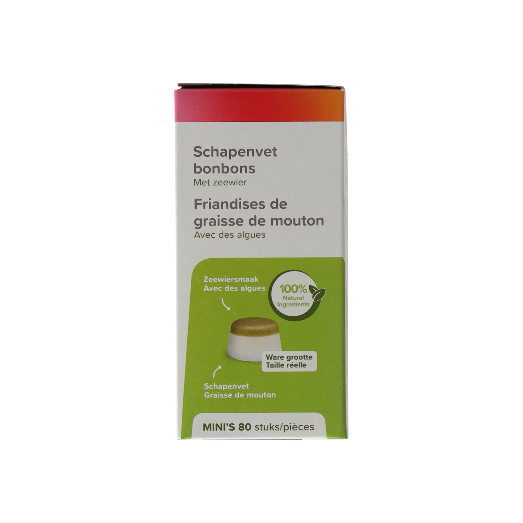 Schapenvet bonbons mini zeewier Schapenvet bonbons mini zeewier