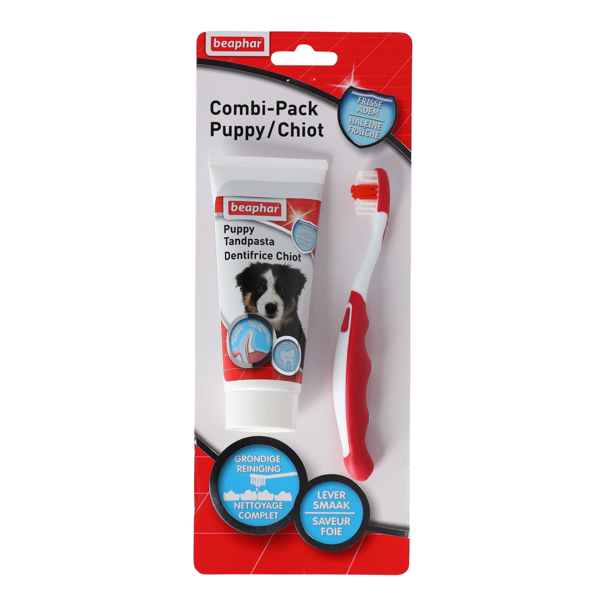 Tandpasta & borstel combipack puppy Beaphar Tandpasta & borstel combipack puppy Beaphar