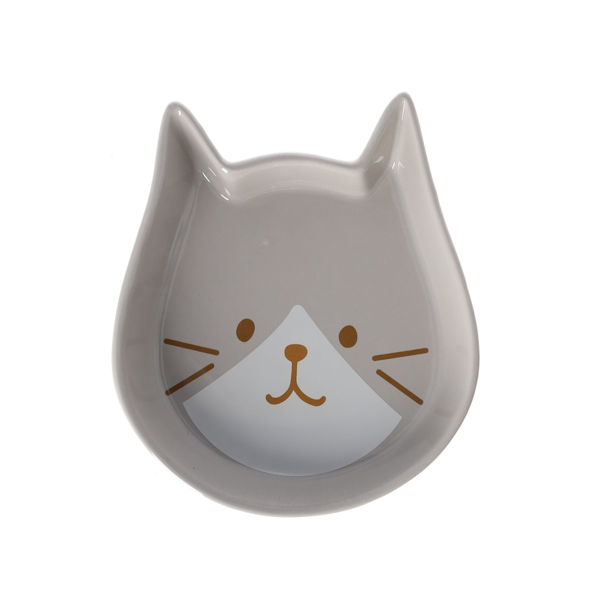 Voerbak kat Kapo keram grijs 250ml Voerbak kat Kapo keram grijs 250ml