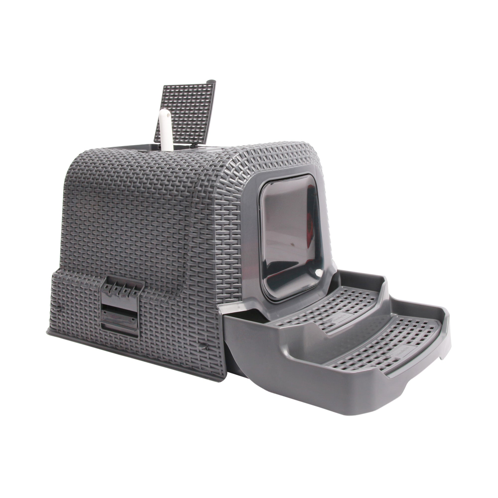 Kattenbak rattan grijs FP Kattenbak rattan grijs FP