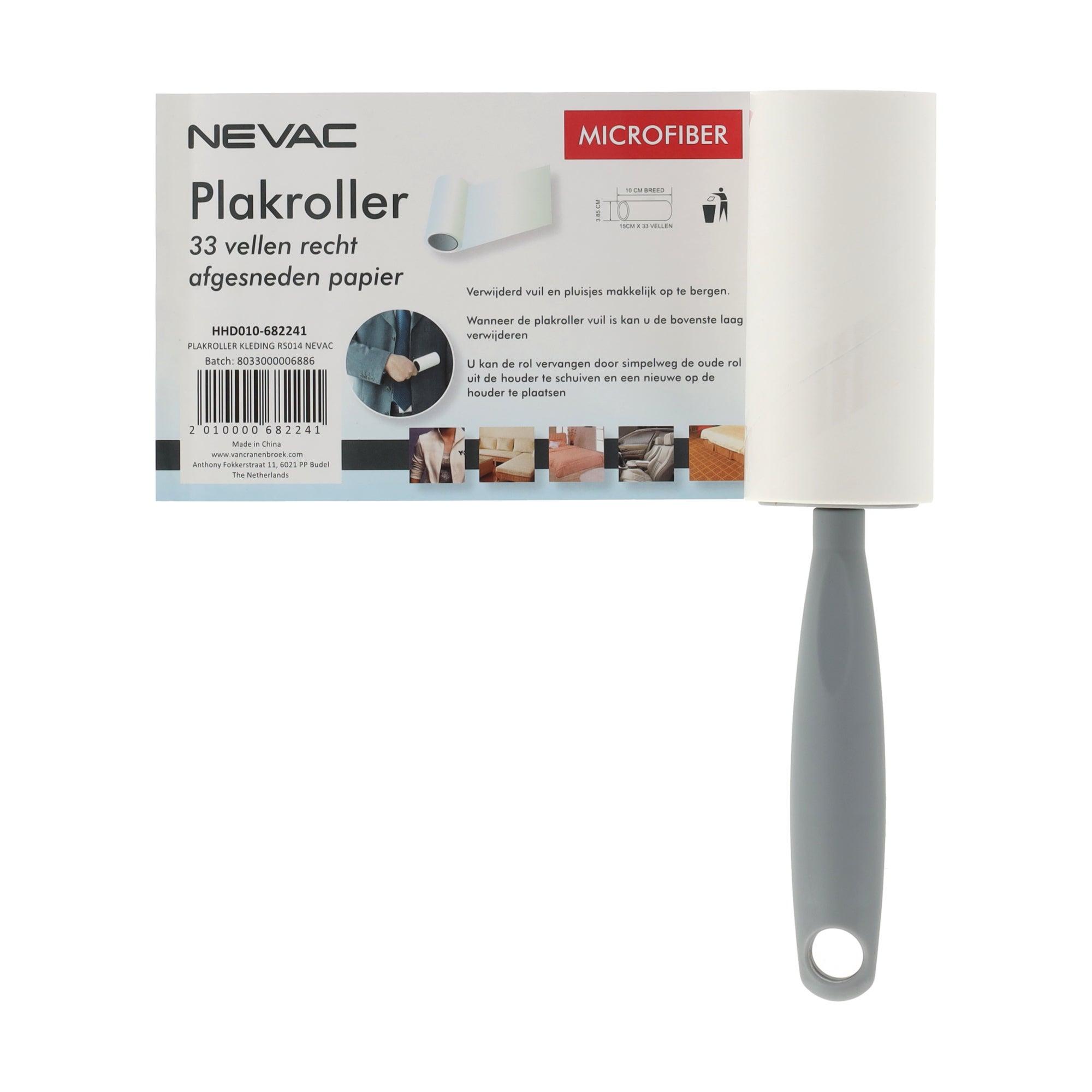 Plakroller kleding RS014 Nevac Plakroller kleding RS014 Nevac