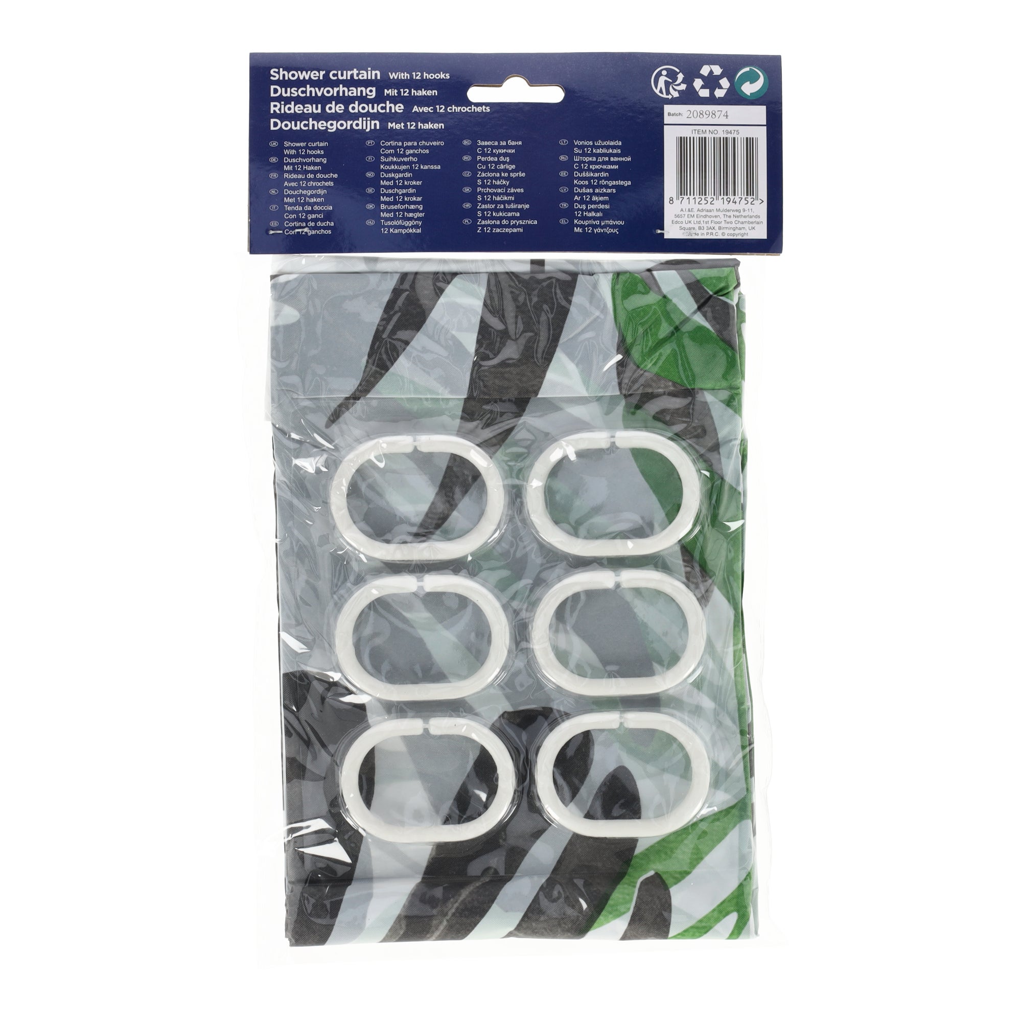 Douchegordijn 180x180cm Douchegordijn 180x180cm