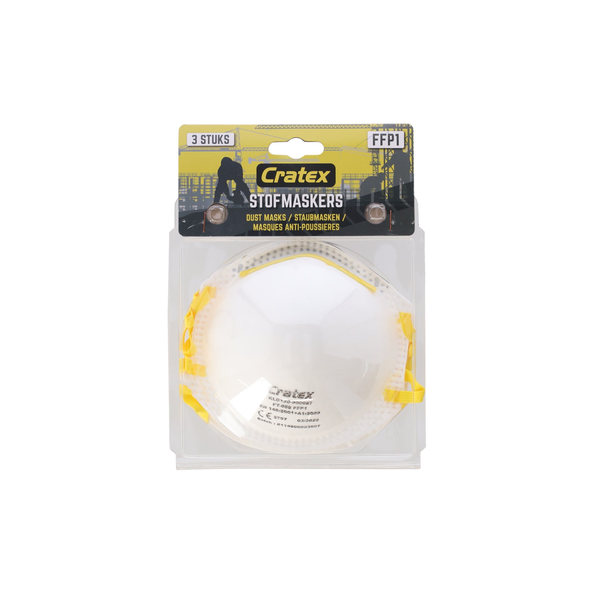 Stofmasker FFP1 3 Pak Stofmasker FFP1 3 Pak