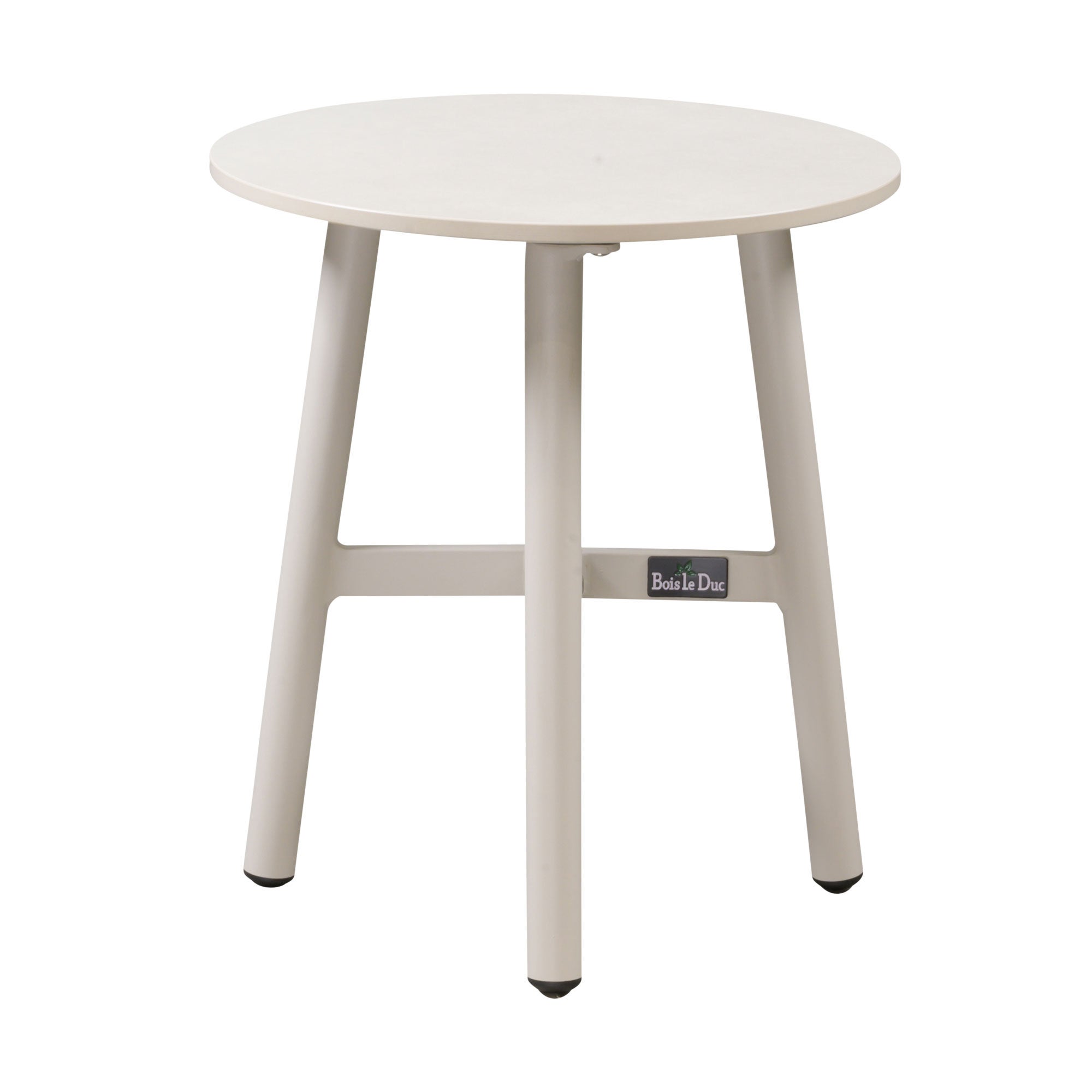 Tafel bijzet Borno 40cm creme Tafel bijzet Borno 40cm creme