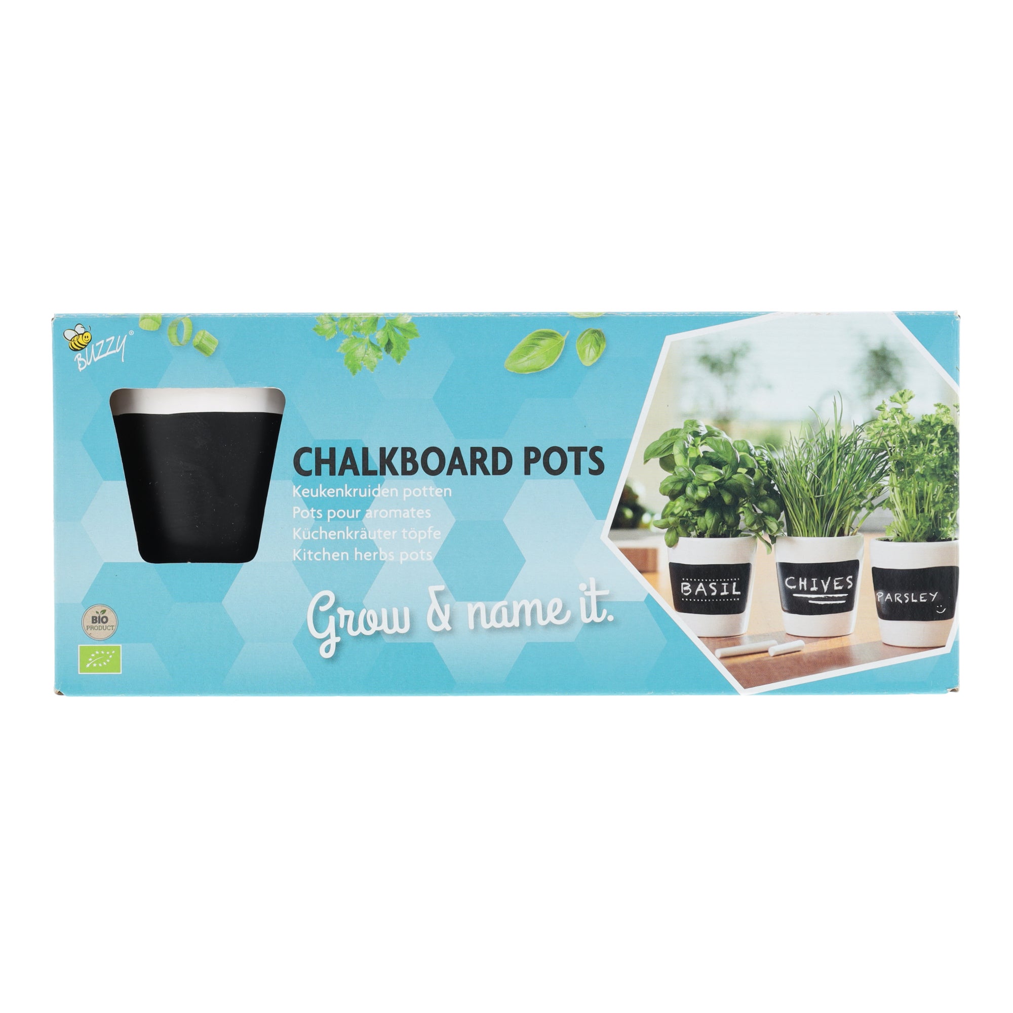 Chalkboard pots BIO Buzzy Chalkboard pots BIO Buzzy