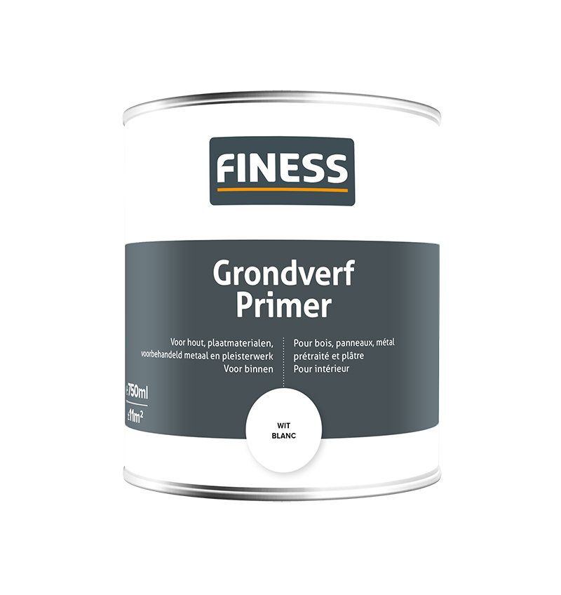 Finess grondverf 750ml | wit | Promo