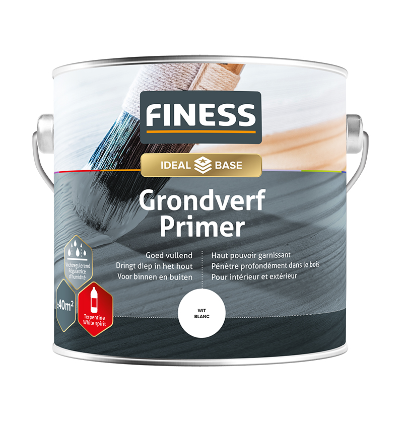 Finess grondverf 2.5L | wit | Finess