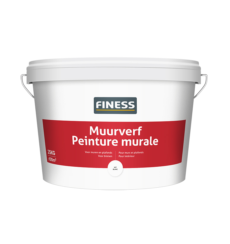 Finess Muurverf 25kg | wit | Promo