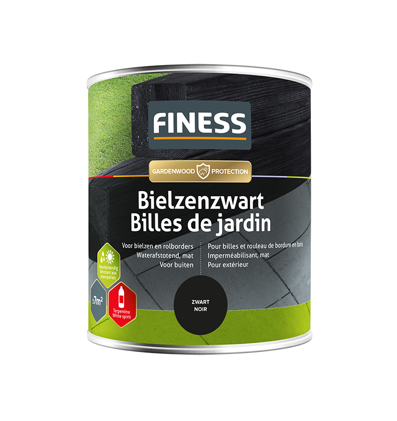 Finess Bielzenzwart 750ml | zwart | Finess