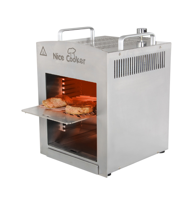 Gasbarbecue Gas Gril Pro 800 | RVS | Nice Cooker