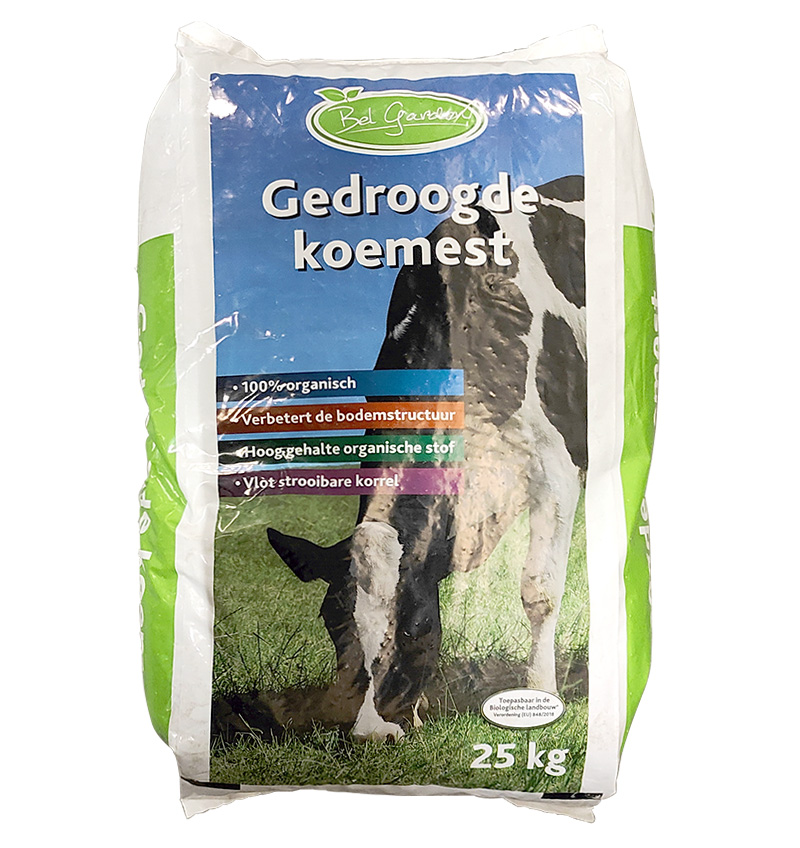 Gedroogde koemest 25 kg | Bel Garden