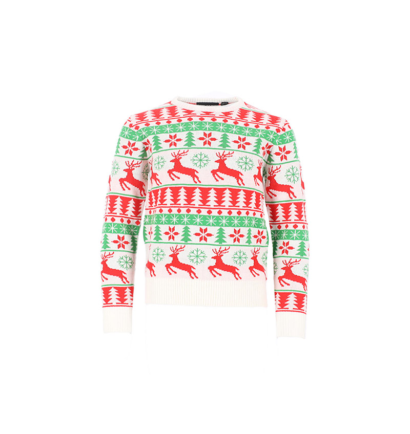 Kersttrui Nordic wit | Kinder | 92 t/m 176